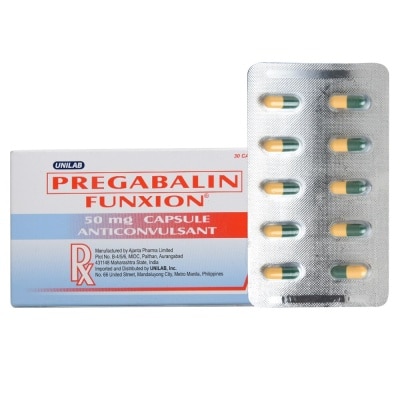 FUNXION Pregabalin 50mg 1 Capsule [PRESCRIPTION REQUIRED]