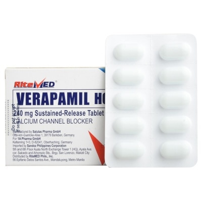 RITEMED Ritemed Verapamil 240mg 1 Tablet [Prescription Required]