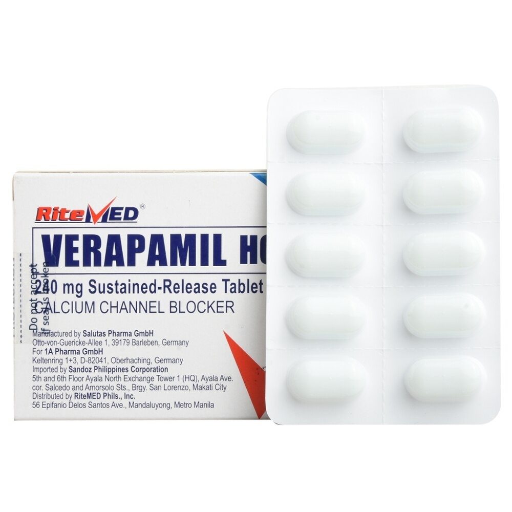 Ritemed Verapamil 240mg 1 Tablet [Prescription Required]