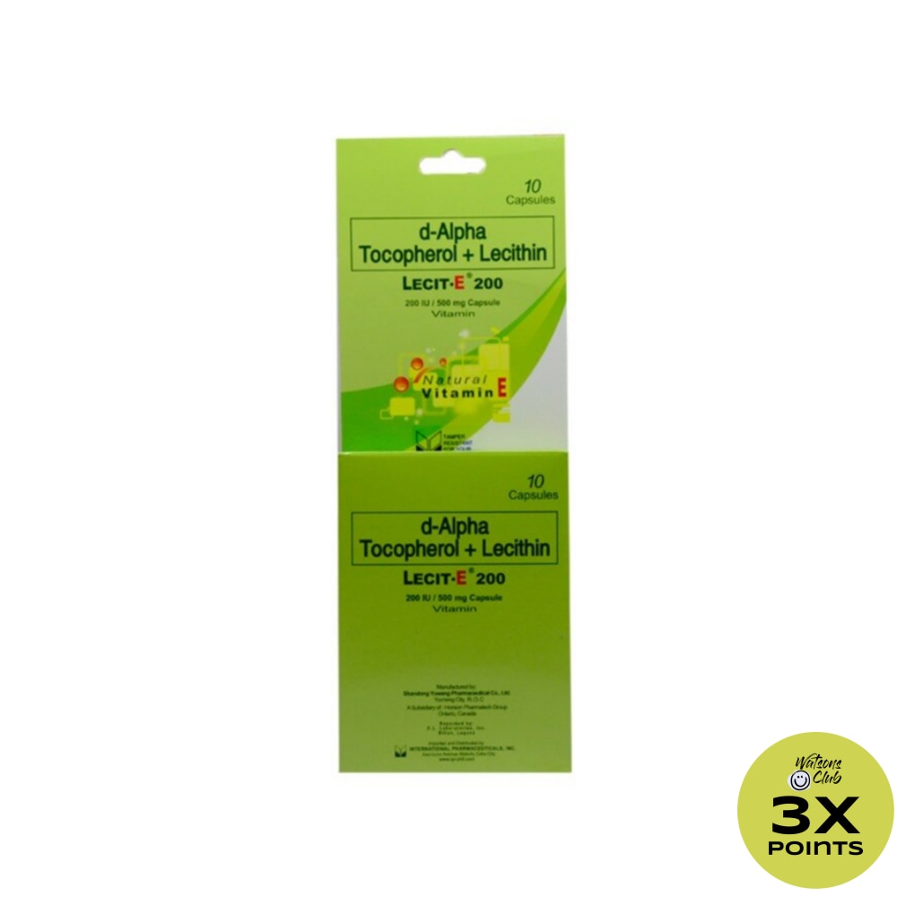 D-alpha-Tocopherol Lecithin 200IU/500mg Softgel Capsule