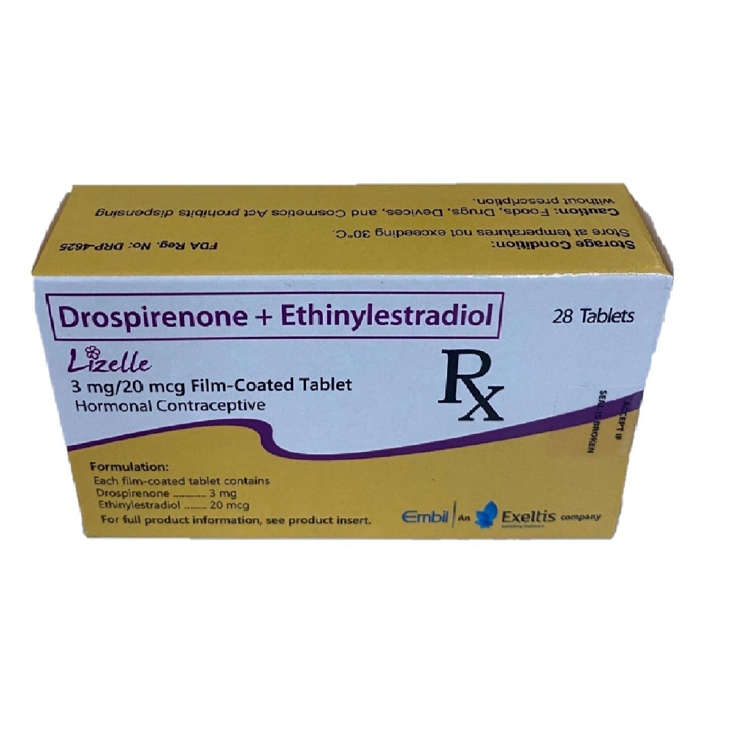 Drospirone + Ethinyl Estradiol 3mg/20mcg x28 tablet/box [PRESCRIPTION REQUIRED]