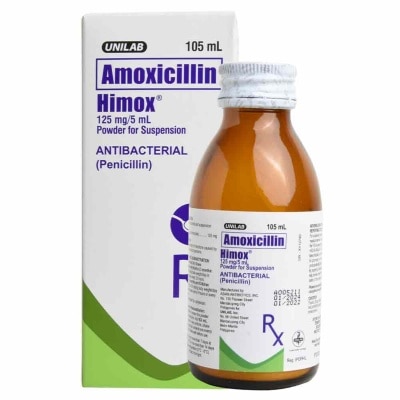 HIMOX Amoxicillin trihydarte 125mg/5ml Suspension 105ml [PRESCRIPTION REQUIRED]