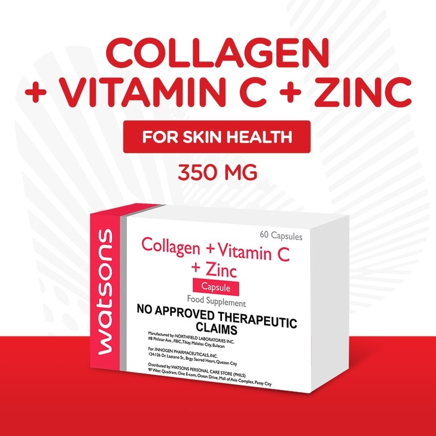 Collagen + Vitamin C + Zinc 1 Capsule