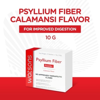 WATSONS GENERICS Psyllium Fiber Calamansi Flavor 10g/Sachet x 1 Sachet