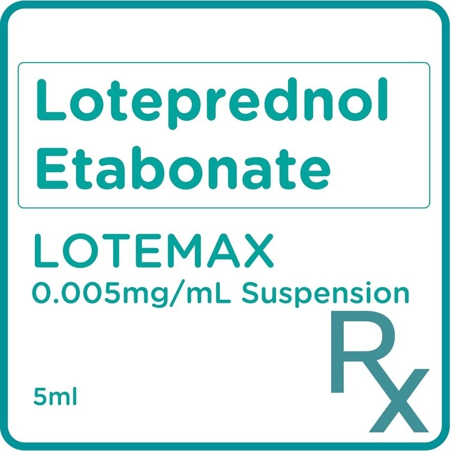 Loteprednol Etabonate 0.005 mg/ml Suspension 5ml [PRESCRIPTION REQUIRED]