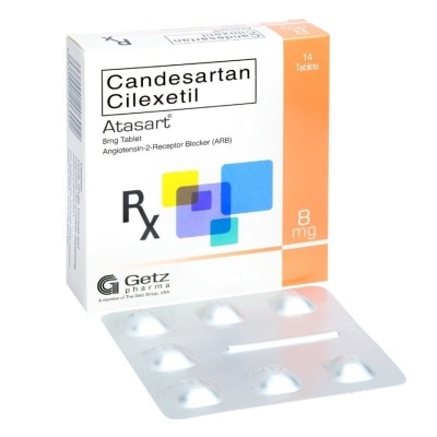 ATASART Candesartan Cilexetil 8mg 1 Tablet[PRESCRIPTION REQUIRED]