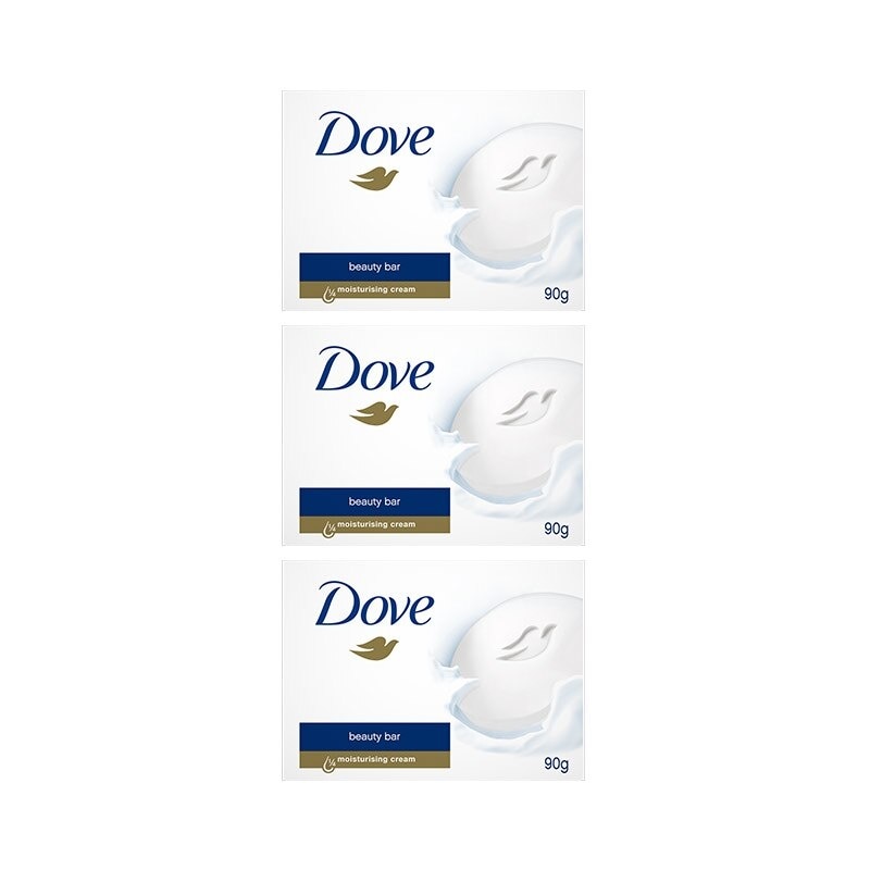 Dove White Beauty Bar 3s 90g