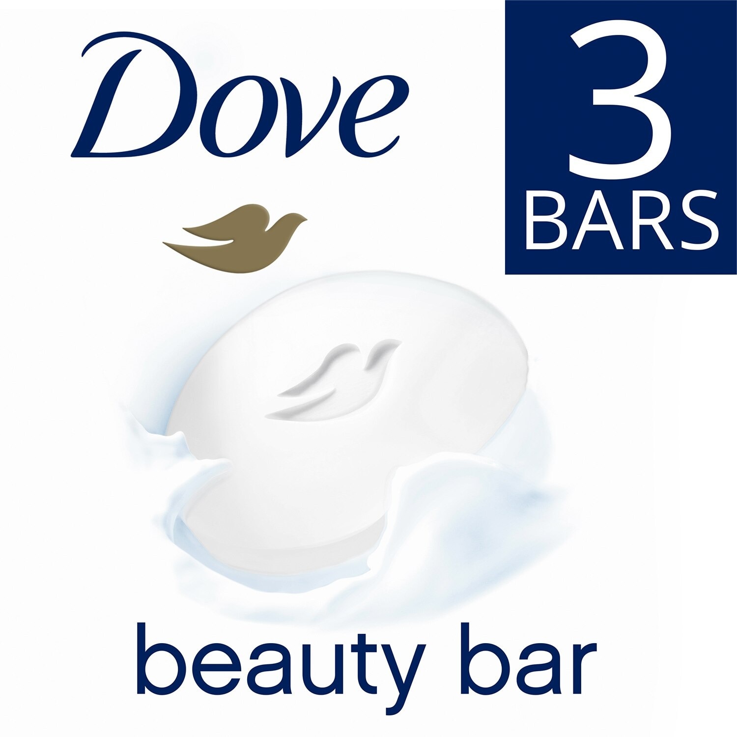 Dove White Beauty Bar 3s 90g