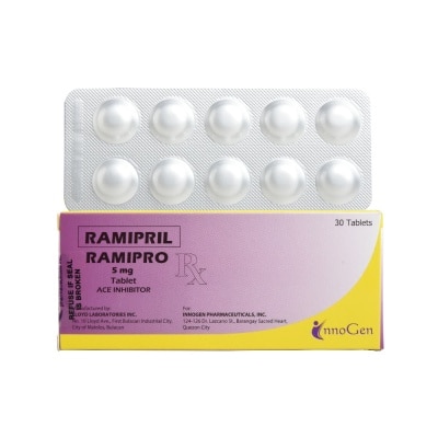 RAMIPRO Ramipril 5mg 1 Tablet [PRESCRIPTION REQUIRED]