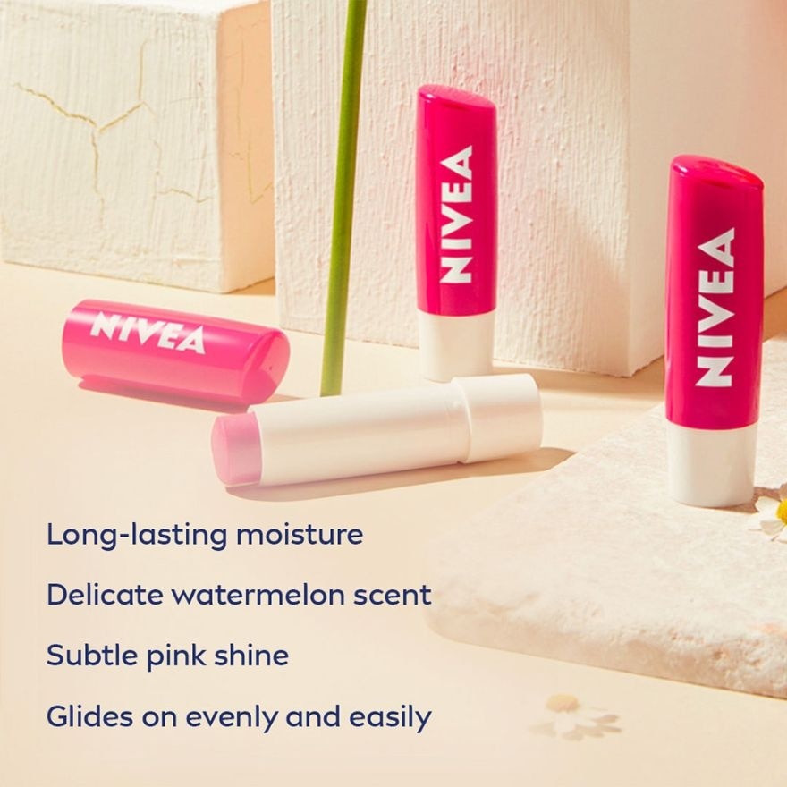 NIVEA Watermelon Shine Lip Balm 4.8g