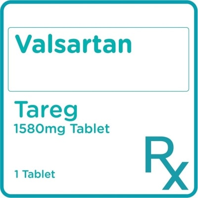 TAREG Valsartan 80mg 1 Tablet [PRESCRIPTION REQUIRED]