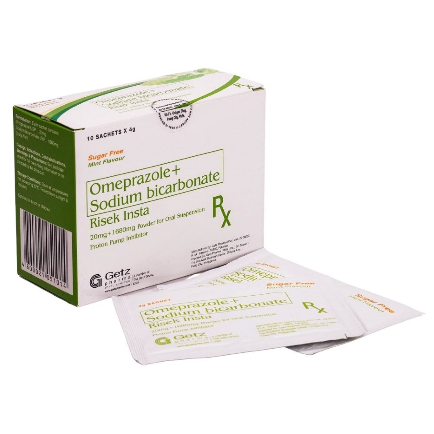 Omeprazole + Sodium Bicarbonate 20mg/1680mg 1 Sachet[PRESCRIPTION REQUIRED]