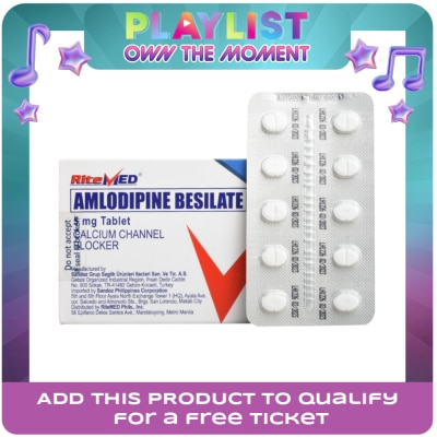 RITEMED - Ritemed Amlodipine 5mg 1 Tablet [Prescription Required]