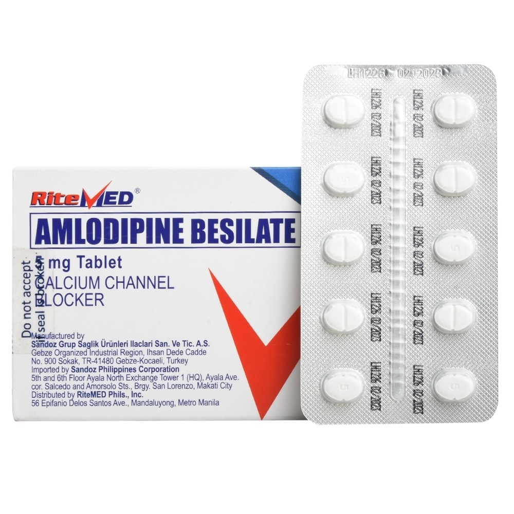 Ritemed Amlodipine 5mg 1 Tablet [Prescription Required]