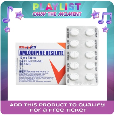 RITEMED - Ritemed Amlodipine 10mg 1 Tablet [Prescription Required]