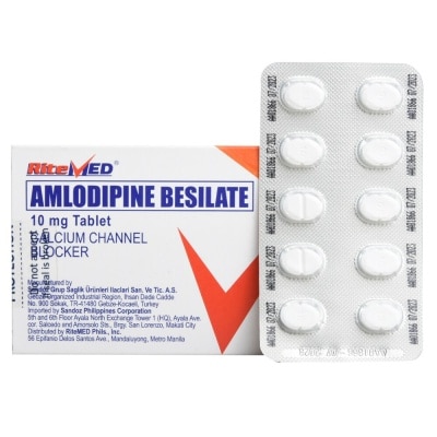 RITEMED Ritemed Amlodipine 10mg 1 Tablet [Prescription Required]