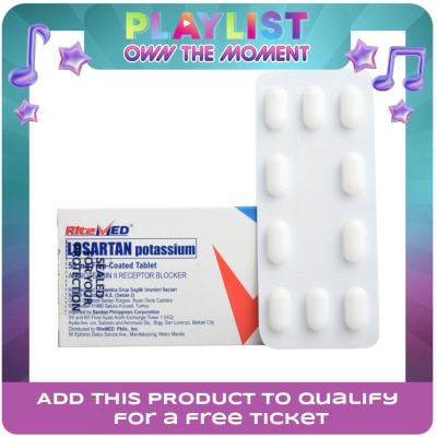 RITEMED - RITEMED Ritemed Losartan 50mg Sold Per Piece [Prescription Required]