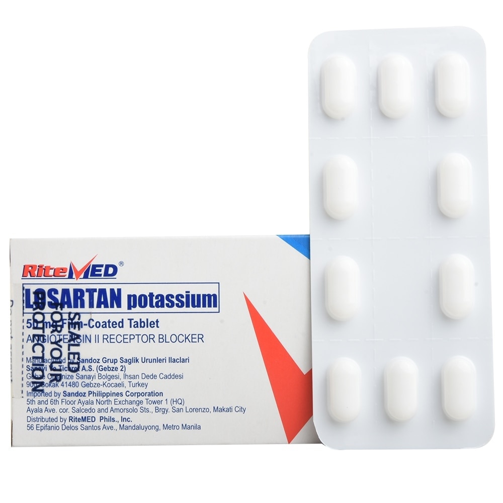 RITEMED Ritemed Losartan 50mg Sold Per Piece [Prescription Required]