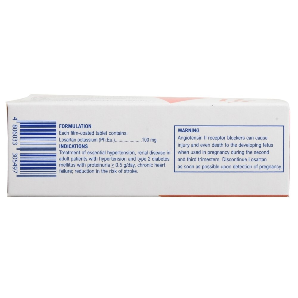 Ritemed Losartan 100mg 1 Tablet [Prescription Required]