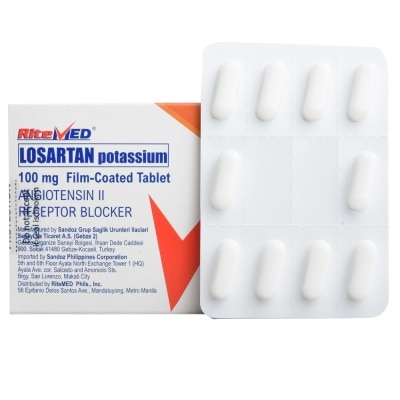RITEMED RITEMED Ritemed Losartan 100mg Sold Per Piece [Prescription Required]