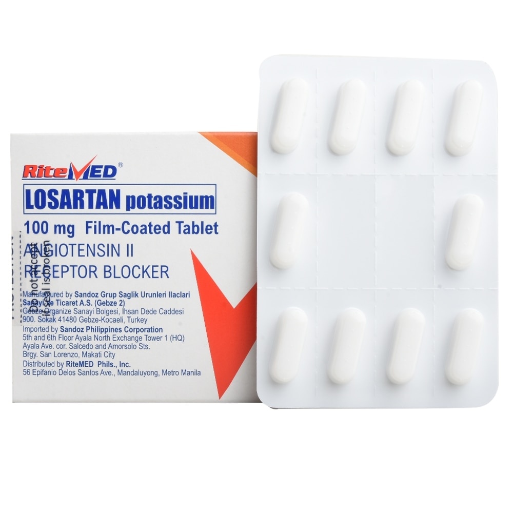 RITEMED Ritemed Losartan 100mg Sold Per Piece [Prescription Required]