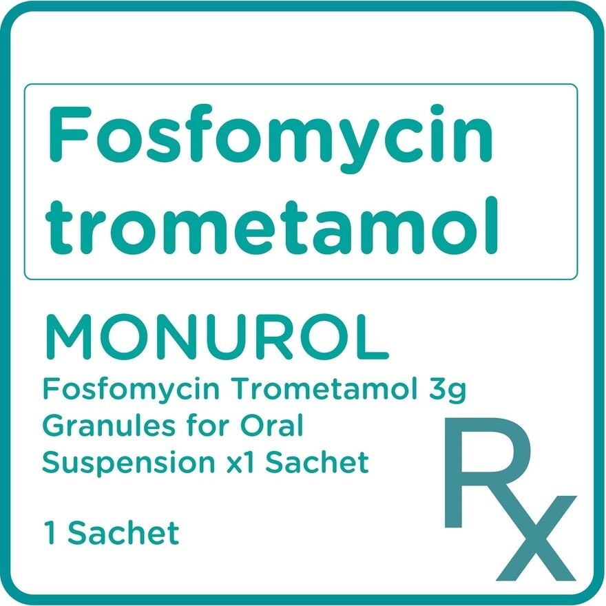 Fosfomycin Trometamol 3g Granules for Oral Suspension 1 Sachet [PRESCRIPTION REQUIRED]