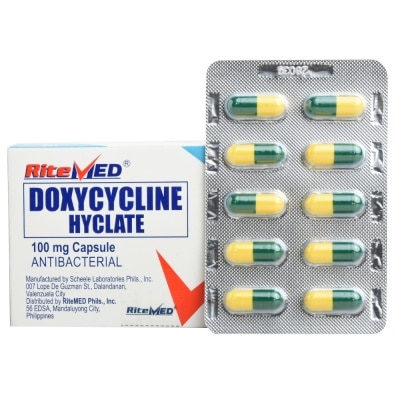 RITEMED RITEMED Doxycycline Hyclate 100mg Sold Per Piece [PRESCRIPTION REQUIRED]
