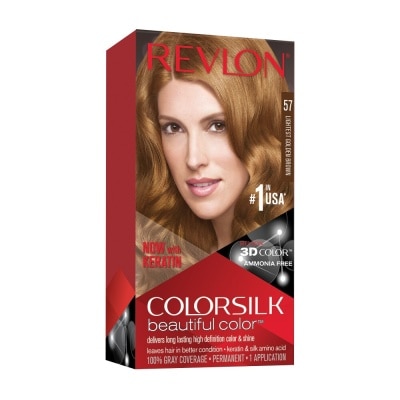 REVLON Colorsilk Beautiful Color Lightest Golden Brown 57