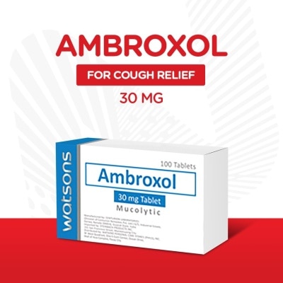 WATSONS GENERICS Ambroxol hydrochloride 30mg Tablet x 1 Tablet