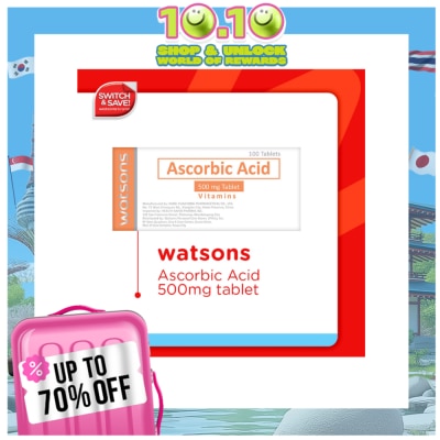 WATSONS GENERICS Ascorbic acid 500mg 1 Tablet