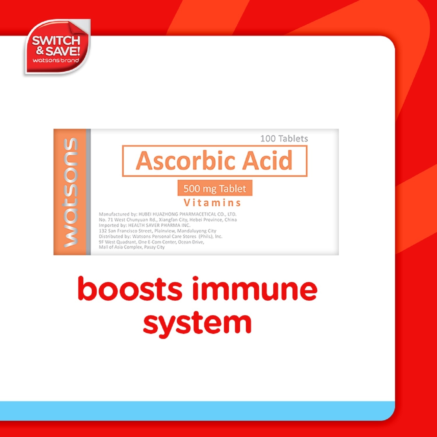 Ascorbic acid 500mg 1 Tablet