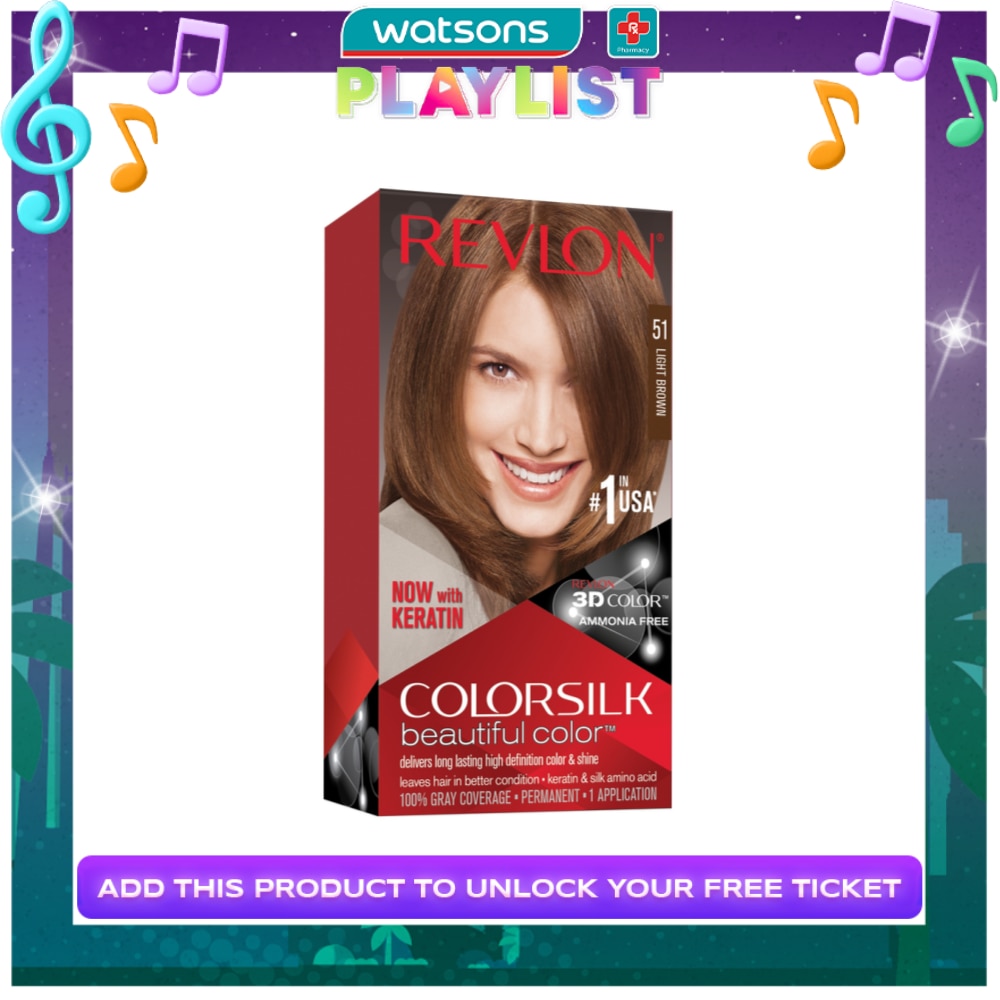 Colorsilk Beautiful Color 51 Light Brown 130ml