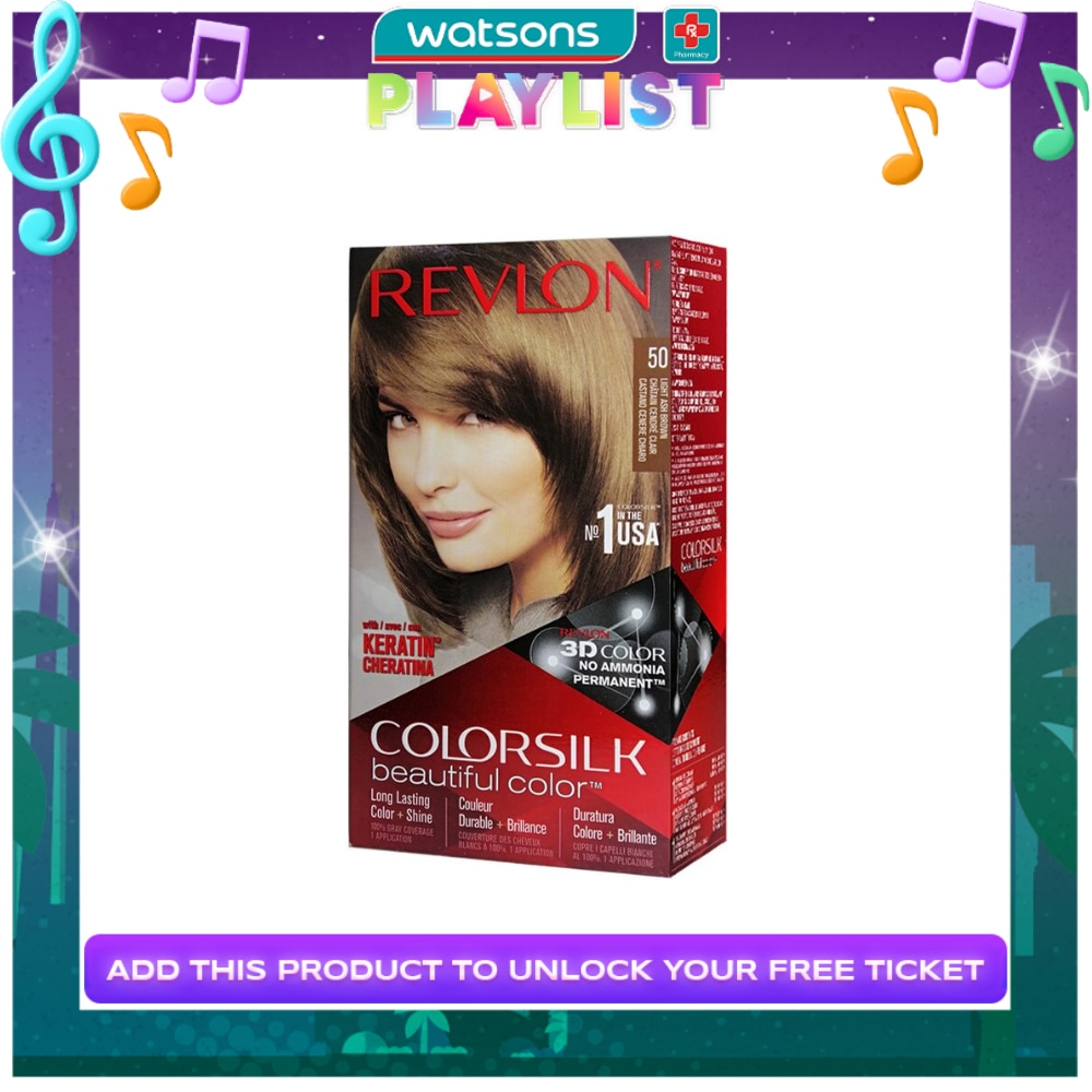 Colorsilk Light Ash Brown 50