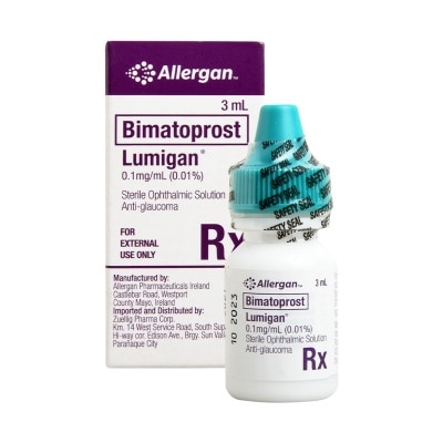 LUMIGAN Bimatoprost 0.01mg/ml 3 ml [PRESCRIPTION REQUIRED]