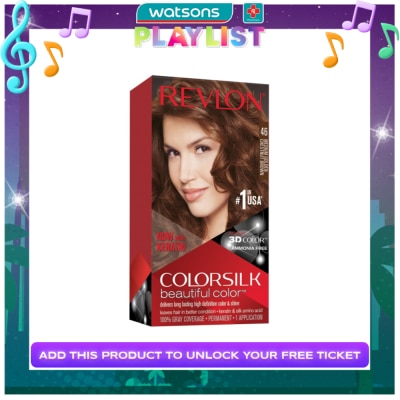 REVLON Colorsilk Beautiful Color Medium Golden Chestnut Brown 46