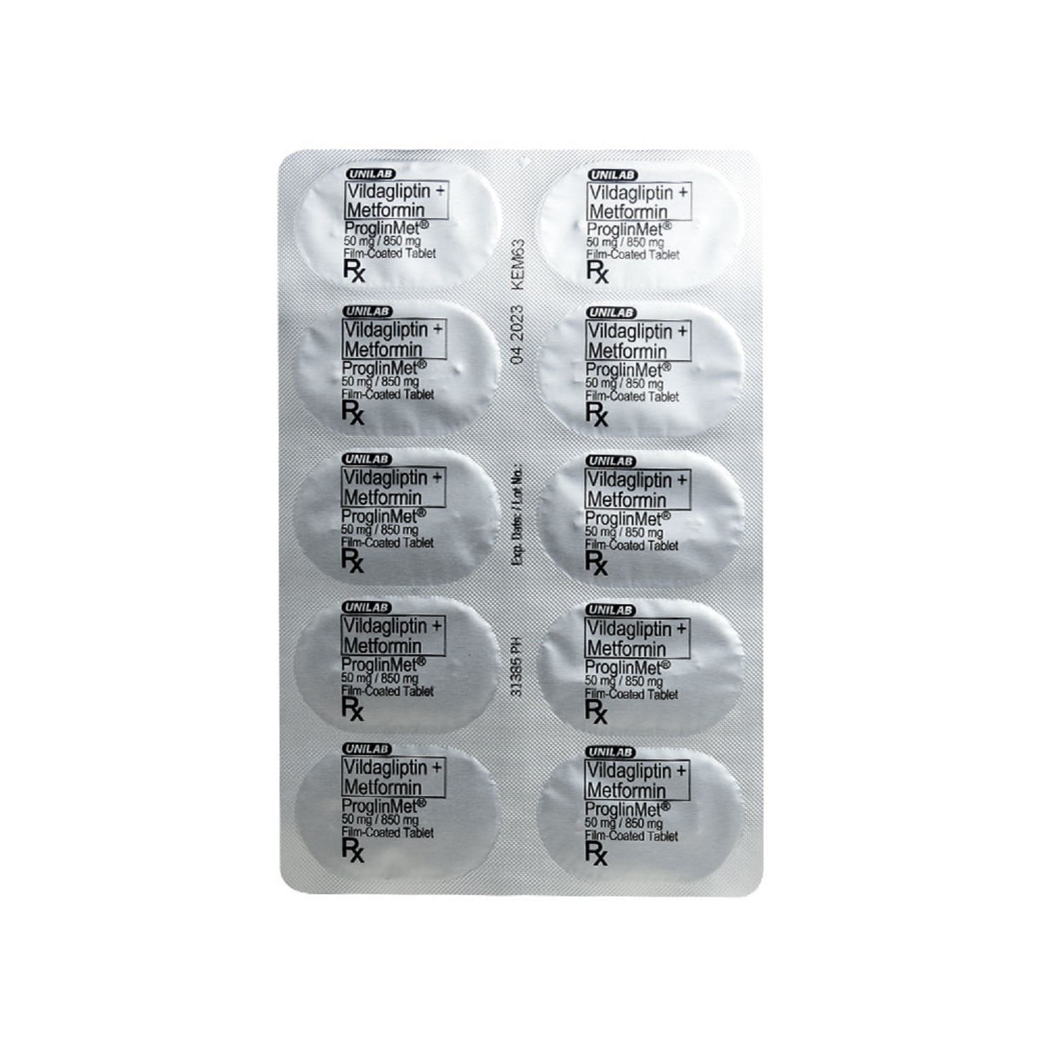 Vildagliptin + Metformin 50mg/850mg 1 Tablet [PRESCRIPTION REQUIRED]