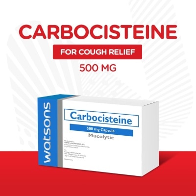 WATSONS GENERICS Carbocisteine 500mg Capsule 1 Capsule