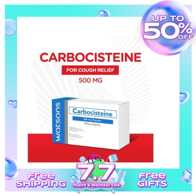 WATSONS GENERICS Carbocisteine 500mg Capsule 1 Capsule