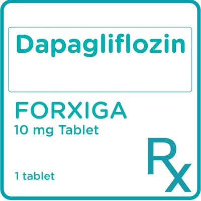 FORXIGA Forxiga Dapaglifozin 10mg 1 Tablet [Prescription Required]