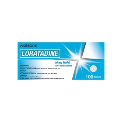 WATSONS GENERICS WATSONS GENERICS Loratadine 10mg/ Tablet Sold Per Piece [PRESCRIPTION REQUIRED]