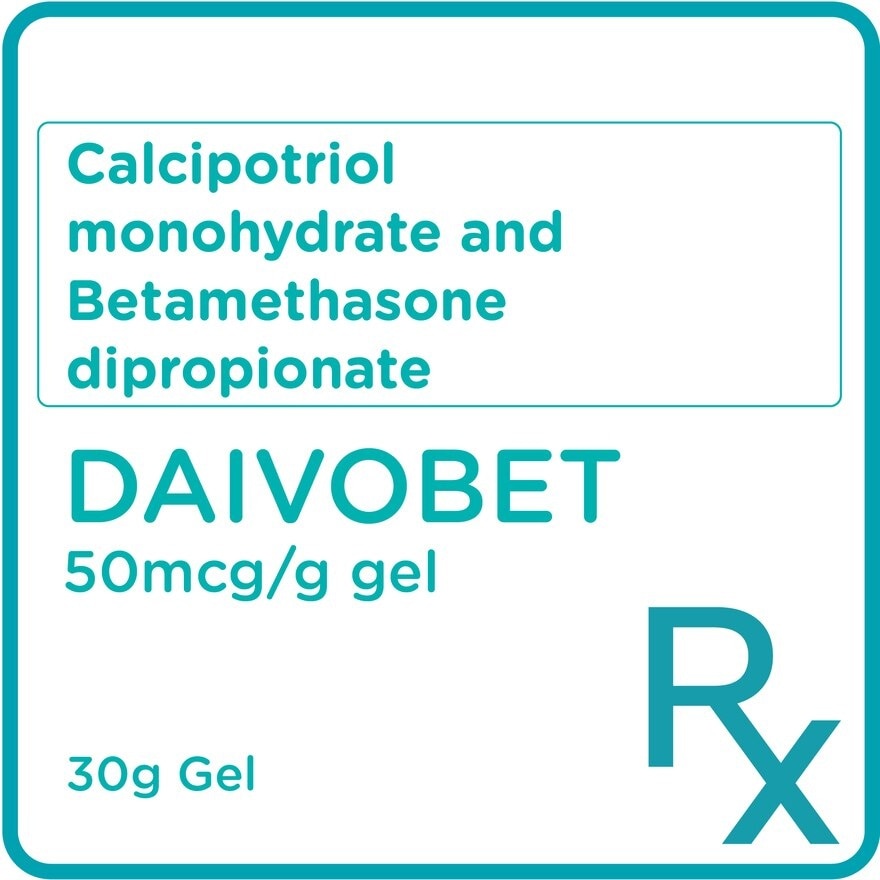 Calcipotriol Monohydrate and Betamethasone Dipropionate 50mcg/g 30g Gel [PRESCRIPTION REQUIRED]