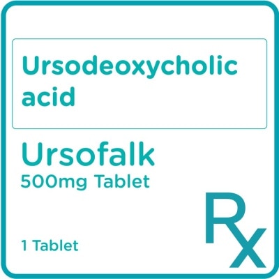 URSOFALK Ursodeoxycholic acid 500 mg 1 Tablet [PRESCRIPTION REQUIRED]