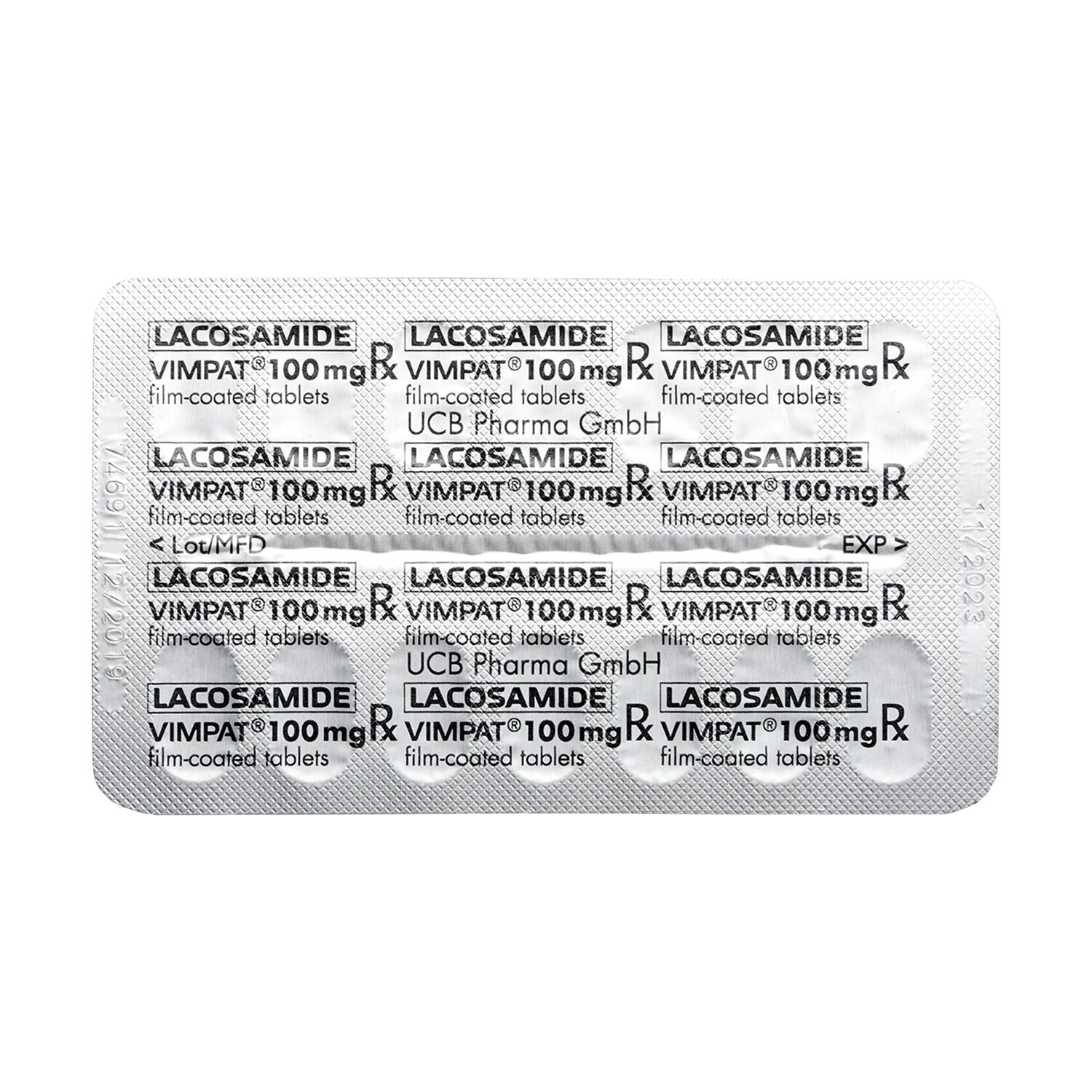 Lacosamide 100mg 1 Tablet [PRESCRIPTION REQUIRED]