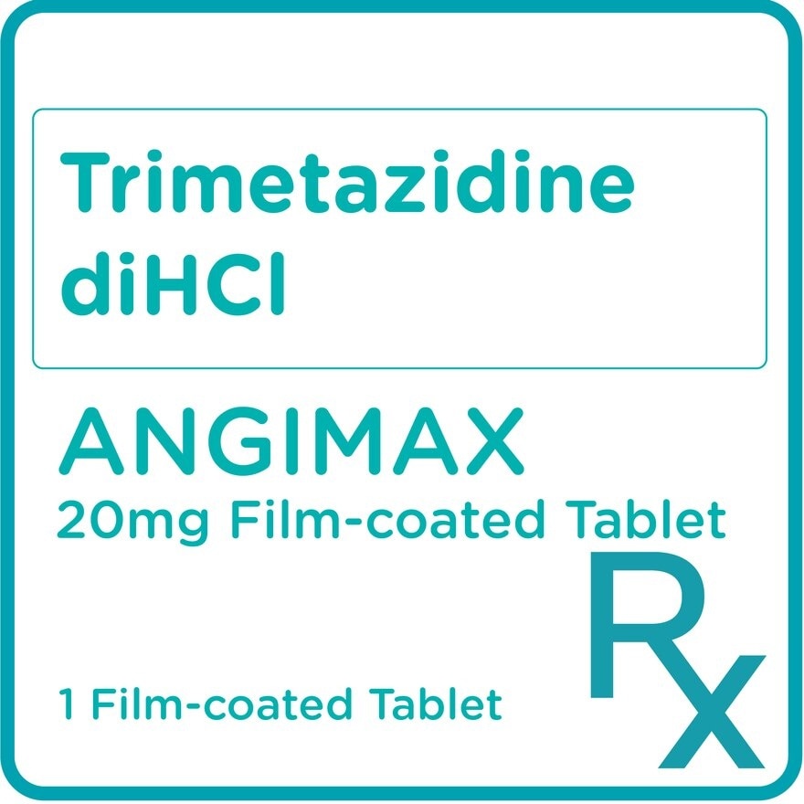 Trimetazidine diHCl 20mg 1 Film-coated Tablet [PRESCRIPTION REQUIRED]