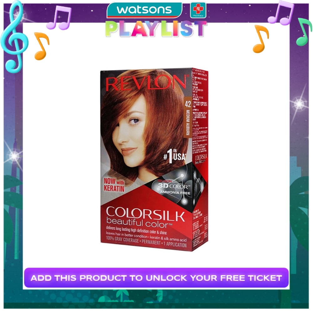 Colorsilk Hair Color No. 42 Medium Auburn