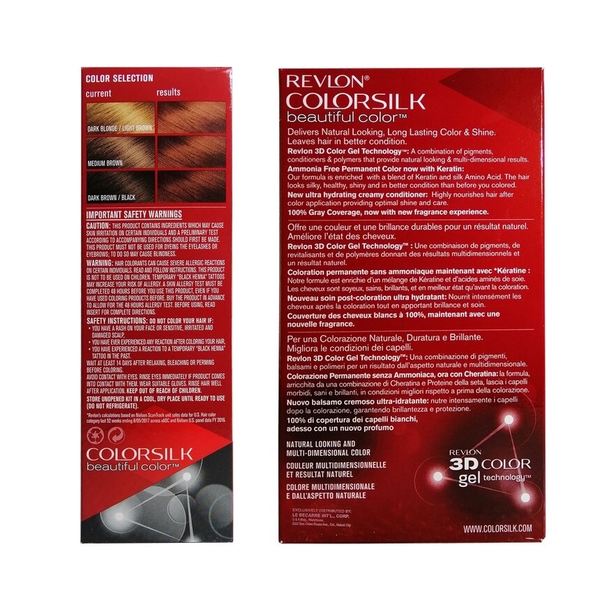 Colorsilk Hair Color No. 42 Medium Auburn