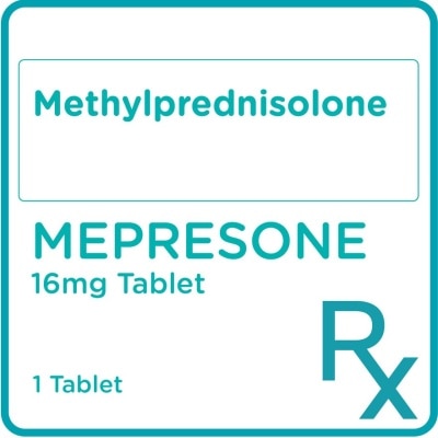 MEPRESONE Methylprednisolone 16mg 1 Tablet [PRESCRIPTION REQUIRED]