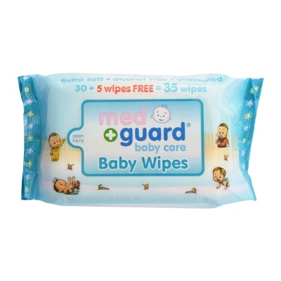 MED GUARD Baby Wipes 30+5s