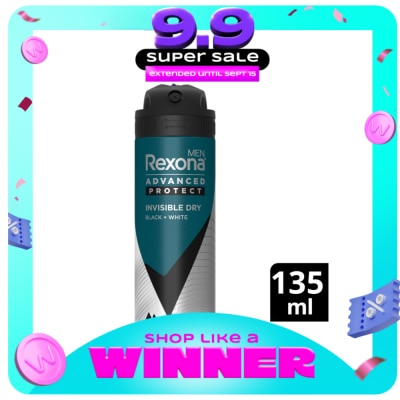 REXONA - REXONA Men Deodorant Spray Invisible Dry 135ml image
