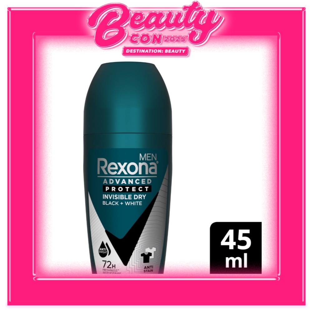 REXONA Men Deodorant Roll-On Invisible Dry 45ml
